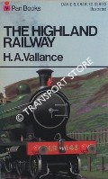 Book cover of The History of the Highland Railway / The Highland Railway by VALLANCE, H.A. 